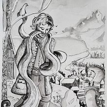 Mon projet du cours : Illustration de contes de fées à la plume et à l'encre. Un proyecto de Dibujo, Dibujo artístico e Ilustración con tinta de ciliatam - 31.03.2024