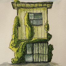 Mój projekt z kursu: Rysunek architektoniczny: kolor i artystyczna ekspresja Ein Projekt aus dem Bereich Skizzenentwurf, Zeichnung, Architektonische Illustration, Sketchbook und Illustration mit Tinte von tomaszr - 31.03.2024