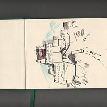 Mon projet du cours : Carnet de croquis : illustrez vos expériences personnelles Ein Projekt aus dem Bereich Traditionelle Illustration, Skizzenentwurf, Zeichnung, Sketchbook, Illustration mit Tinte und Aquarellmalerei von Colin HARKAT - 01.04.2024