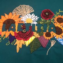 Broderie en négatif . Embroider project by Laëtitia Peyre - 04.01.2024
