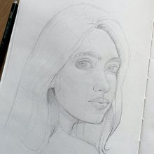 Meu projeto do curso: Caderno de retratos: explore o rosto humano. Projekt z dziedziny Sketching,  Rysunek, Portrety,  Rysunek artystyczny i Sketchbook użytkownika letícia l. - 01.04.2024