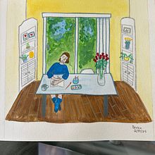Art in the kitchen. Un progetto di Illustrazione tradizionale di Becka - 17.02.2024
