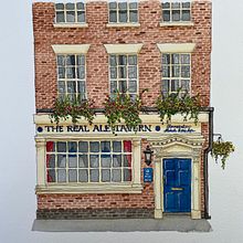 Second attempt at urban illustration watercolour. Painting project by Kathryn Jevons - 04.01.2024