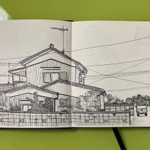  Diario ilustrado: “de diciembre a febrero”. Traditional illustration, Sketching, Drawing, Sketchbook, Ink Illustration, L, and scape Architecture project by yolandafrances - 04.01.2024