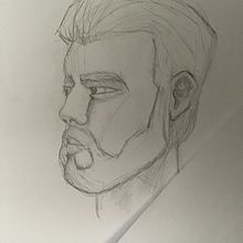 My project for course: Portrait Sketchbooking: Explore the Human Face. Sketching, Drawing, Portrait Drawing, Artistic Drawing, and Sketchbook project by hlyoungerman - 04.01.2024