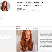 Meu projeto do curso: Escrita criativa: literatura digital e viral. Un progetto di Scrittura, Social media, Creatività e Scrittura creativa di rossiepaula - 29.03.2024