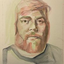 My project for course: Artistic Portrait with Watercolors. Un proyecto de Bellas Artes, Pintura, Pintura a la acuarela y Dibujo de Retrato de DiGa Me - 02.04.2024