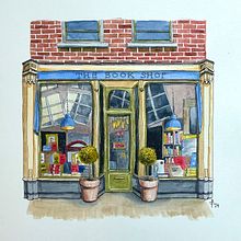My project for course: Watercolor Urban Illustration: Portray your City. Painting, Drawing, Watercolor Painting, and Architectural Illustration project by Brigitte Amparan - 04.02.2024