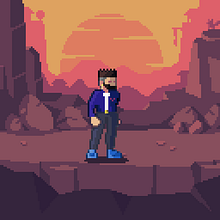 Mi proyecto del curso: Introducción al diseño de personajes en pixel art. Un projet de Conception de personnages, Jeux vidéo, Pixel art , et Conception de jeux vidéo de starling2802 - 01.04.2024