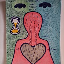 il mio progetto del corso: "illustrazione artistica: disegna il tuo immaginario". Traditional illustration, Creativit, Drawing, and Watercolor Painting project by aiam - 04.02.2024