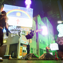 Mi proyecto del curso: Diseño de videojuegos con Unreal Engine: escenas ciberpunk. Een project van 3D, Animatie,  Art direction, 3D-animatie, Videogames, Videogame-ontwerp y Videogame-ontwikkeling van marianozulueta - 03.04.2024