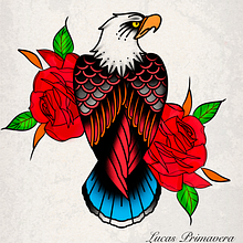 My project for course: Design Old-School Tattoos in Procreate (Tano.Artist). Un proyecto de Dibujo, Ilustración digital y Diseño de tatuajes de Lucas Primavera - 02.04.2024
