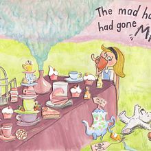 My project for course: ​​Playful Hand-Lettering for Children’s Book Illustration. Traditional illustration, Lettering, Drawing, H, Lettering, and Narrative project by che_strawberries - 04.03.2024