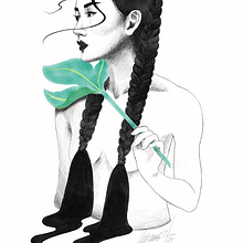 My project for course: Traditional Drawing Techniques with Procreate. Un proyecto de Ilustración tradicional, Dibujo, Ilustración digital, Dibujo de Retrato y Dibujo digital de Liliana Silva - 03.04.2024