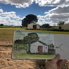 Mi proyecto del curso: Cuaderno de viaje en acuarela. Traditional illustration, Watercolor Painting, Architectural Illustration, and Sketchbook project by Carmen Moya Paños - 04.03.2024