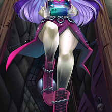 Ilustración Spectra (fanart). Digital Illustration, Digital Painting, Digital Drawing, and Animated Illustration project by Elisa Hobart - 08.21.2021