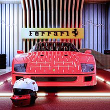 Ferrari F40. 3D Modeling, Photograph, Post-production, and Automotive Design project by Rodrigo Lomazzi - 04.03.2024