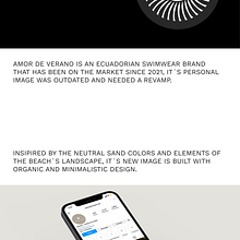 Rebranding Amor de Verano. Projekt z dziedziny Design,  Reklama,  Manager art, st, czn, Br, ing i ident i fikacja wizualna użytkownika Isabella Bárzola - 04.04.2024