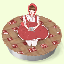 Caputxeta vermella  . Ilustrasi Digital, Menggambar & Ilustrasi Anak-Anak proyek oleh Laia Santiago Raja - 04.04.2024