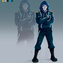 Proyecto para canal de Twitch @TheWicked365. Un proyecto de Animación 2D, Diseño de personajes, Animación de personajes e Ilustración digital de Sara Vilà Cardona - 04.04.2024
