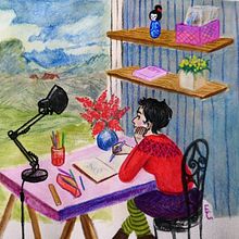 Mon projet du cours : Carnet de croquis pour explorer votre style de dessin. Traditional illustration, Sketching, Creativit, Drawing, Watercolor Painting, Sketchbook, and Gouache Painting project by Eugénie COTTEL - 04.04.2024