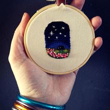 Broderie miniature . Embroider project by Laëtitia Peyre - 04.05.2024