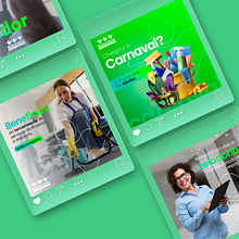 Social Media | Empresa de Terceirização de Serviços. Graphic Design, and Social Media project by Maria Carolina Carvalho - 04.05.2024