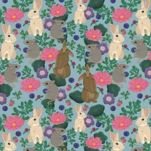 My project for course: Digital Pattern Illustration Inspired by Flora and Fauna. Un proyecto de Ilustración tradicional, Pattern Design, Dibujo, Ilustración digital e Ilustración botánica de Christina Nikolova - 05.04.2024