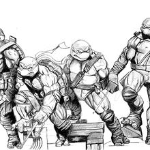 Tortugas ninja. Comic, Traditional illustration, Animation, and Character Design project by Jose Manuel Amaro López - 04.06.2024