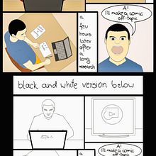 Mój projekt z kursu: Dziennikarstwo graficzne: komiks jako sposób przedstawienia faktów. Ilustração tradicional, Comic, Ilustração digital, e Escrita criativa				 projeto de Adam Jasiewicz - 06.04.2024