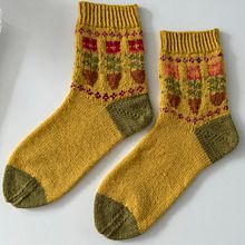 My project for course: Introduction to Colorwork Sock Knitting. Knitting project by inkminks - 04.06.2024