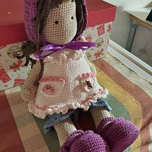 Mi proyecto del curso: Elaboración de muñecas amigurumi románticas. Arts, Crafts, To, Design, Fiber Arts, Crochet, Amigurumi, and Textile Design project by Marta González - 04.07.2024