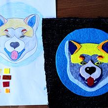 Mon projet du cours : Taka. Een project van Traditionele illustratie, Craft, Papercraft, Stor, telling, DIY y Textielontwerp van Vera Verté - 07.04.2024