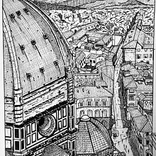 Mon projet du cours : Esquisses d'architecture expressives aux feutres de couleur. Sketching, Drawing, Architectural Illustration, Sketchbook & Ink Illustration project by Clement RT - 04.08.2024
