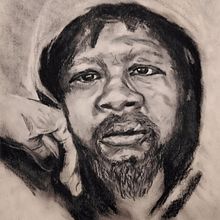 Charcoal portraits and watercolor animals. Painting, and Drawing project by Ann Moss - 04.08.2024