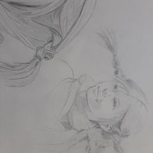 Pippi Långstrump portrait . Sketching, Drawing, Portrait Drawing, Artistic Drawing, and Sketchbook project by Beatriz Rodriguez - 04.06.2024