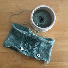 My project for course: The Secrets of Flat and Circular Knitting. Knitting, and Textile Design project by Ewelina Har - 04.08.2024