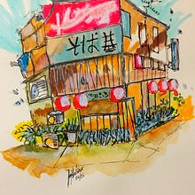 Dibujo urbano . Projekt z dziedziny  R i sunek użytkownika José Antonio - 08.04.2024