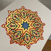My project for course: Introduction to Islamic Art: Create Biomorphic Patterns. Een project van Schilderij, Patroonontwerp,  Tekening, Aquarelschilderen y  Illustratie met inkt van aydutton - 09.04.2024