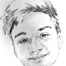 Faces. Desenho projeto de Almuth Jung - 09.04.2024