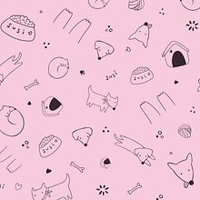 Ilustración - Pattern design. Un proyecto de Ilustración digital, Ilustración infantil, Pattern Design, Diseño, Diseño de personajes y Diseño digital de Nadia Ramirez - 09.04.2024