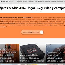 Cerrajeros Madrid. Un progetto di Design, Web development, Web design e Design di loghi di Ignacio Cruz - 02.03.2024