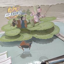 Meu projeto do curso: Livros pop-up infantis: do conceito à criação. Arts, Crafts, Editorial Design, Paper Craft, Bookbinding, Creating with Kids, and Children's Literature project by Cindy Guedes Reis - 04.09.2024