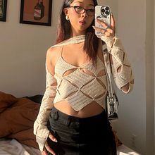 Square Top & Bolero Sleeves. Crochet, Fashion Design, Arts, Crafts, and Fiber Arts project by Grace Xu - 04.09.2024