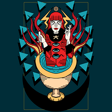 My project for course: Illustration for Tarot: Crafting Your Signature Style. Drawing, Digital Illustration & Ink Illustration project by Elio De Filippo - 04.10.2024