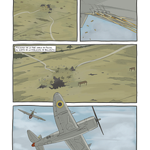 EL ULTIMO VUELO. Fine Arts, Comic, Drawing, Stor, board, and Narrative project by Gustavo Idrovo Perez - 02.24.2024