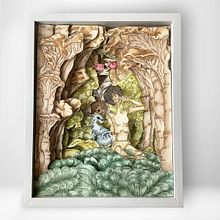 Bajo el Hechizo del Bosque: Retratos de Mujer y Bestia (2). Traditional illustration project by Alicia Rojo de Pedro - 04.04.2024