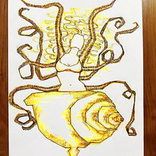 My Final Sketch for Creative Inspiration. Sketching, Creativit, Drawing, Sketchbook & Ink Illustration project by Lindelwa Cele - 04.11.2024