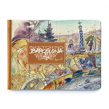 Sketching Barcelona. Un proyecto de Arquitectura, Ilustración tradicional, Bellas Artes, Pintura, Bocetado, Creatividad, Dibujo, Pintura a la acuarela, Ilustración arquitectónica, Sketchbook y Dibujo con lápices de colores de Lapin - 11.04.2024