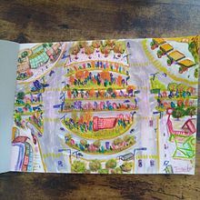 Mi proyecto del curso: Sketchbook pictórico en gouache. Traditional illustration, Sketching, Drawing, Architectural Illustration, Sketchbook, and Gouache Painting project by Perla Prieto - 04.11.2024